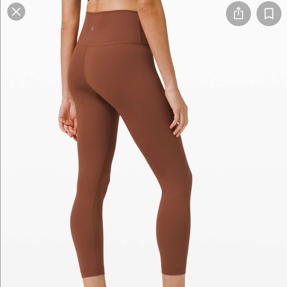 Lululemon wonder under in ancient copper 8